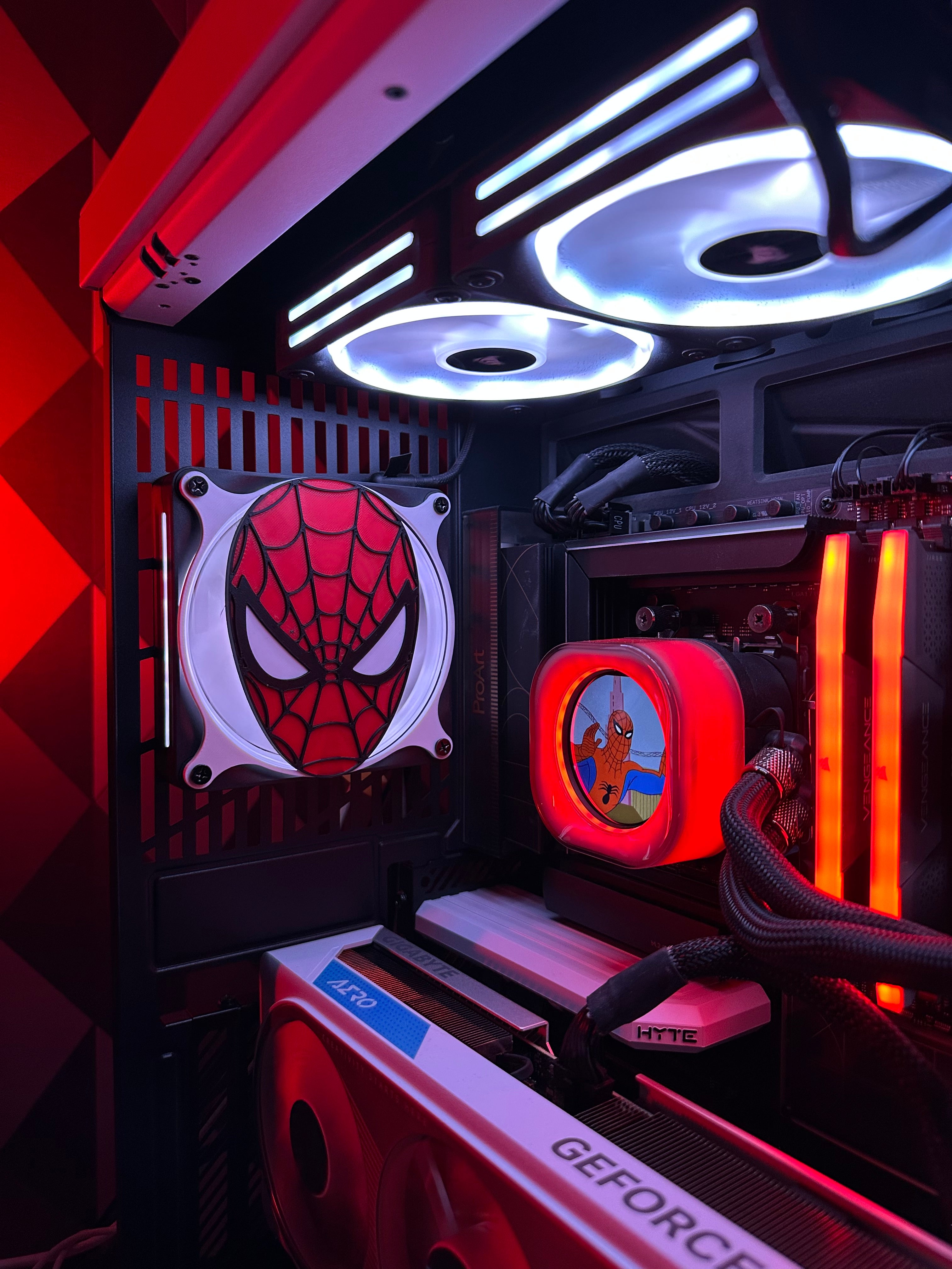 Spider Man Grille de Ventilateur